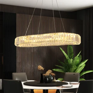 Modern Crystal Chandelier Dining Room Decor