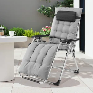 Zero Gravity Recliner Camping Patio Lounge Chair