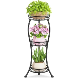 3-Tier Tall Metal Plant Stand