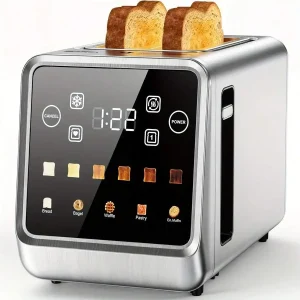 Touch Screen Toaster 2 Slice, Stainless Steel
