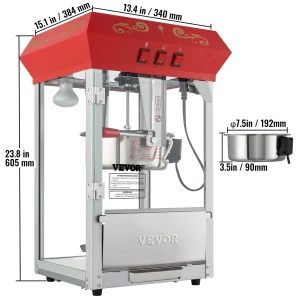 8/12Oz Electric Commerial Popcorn Maker